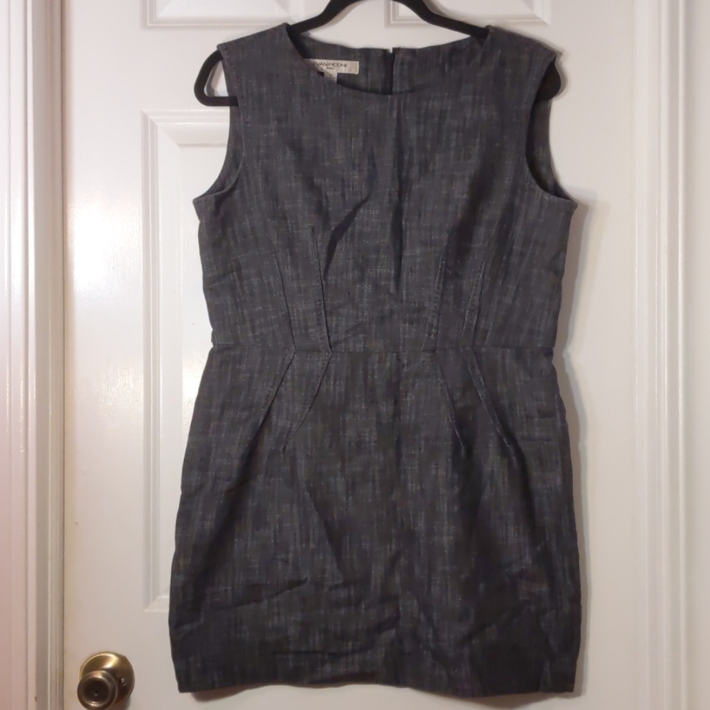 Denim mini dress